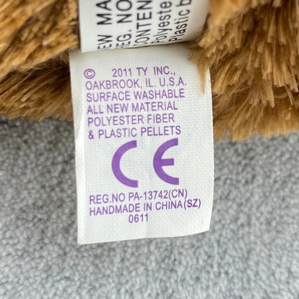 Ty Beanie Boos Comet the Reindeer 9 inch Beanbag Plush 2011 Christmas Teddybear - Picture 11 of 12